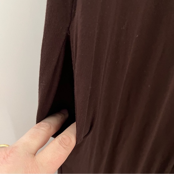 Momper Romper S Chocolate Brown Loose 0172 Harem Stretch Maternity postpartum - Picture 6 of 13